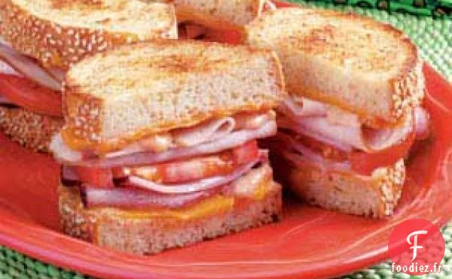 Sandwichs club grillés