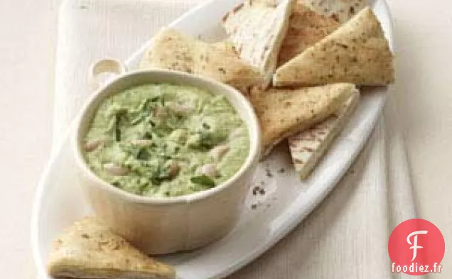 Chips et trempette méditerranéennes
