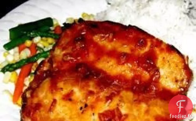 Filet de porc glacé à l'orange et assaisonnement italien