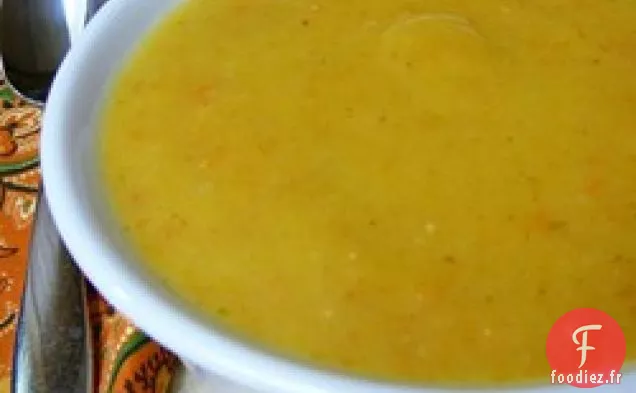 Soupe de courge poivrée rôtie