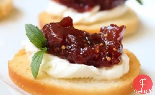 Tartinade de figues et d'oignons