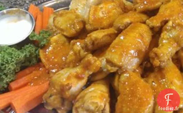 Ailes de poulet Buffalo épicées de Vinnie