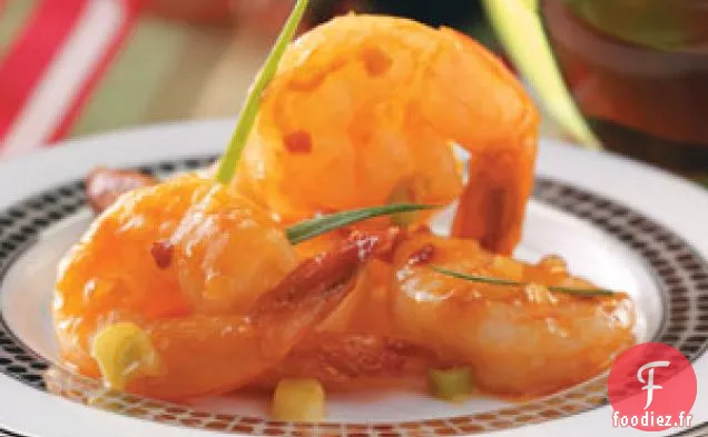 Crevettes au piment