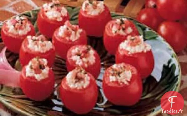 Tomates cerises farcies au fromage