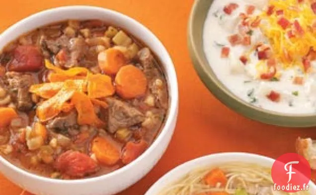 Soupe de bœuf et d'orge