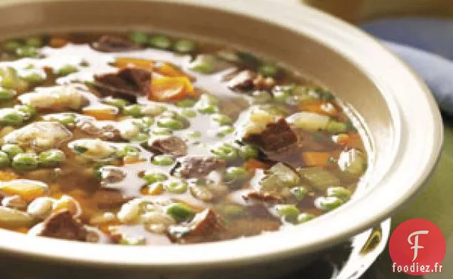 Soupe de bœuf et d'orge