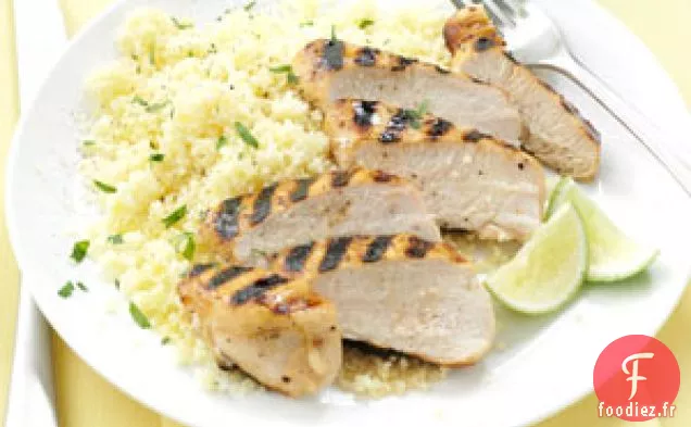 Poulet sucré au miel et au citron vert