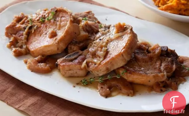 Côtelettes de porc au poivre à la mijoteuse