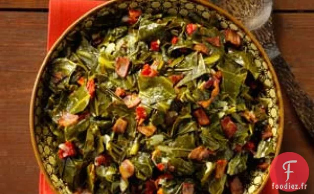 Chou vert au bacon