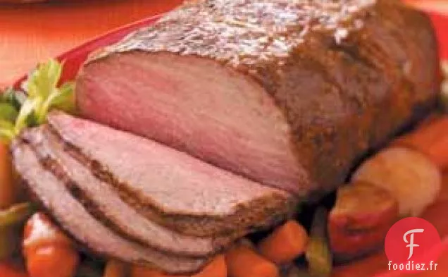 Rôti de bœuf à l'érable et à l'orange