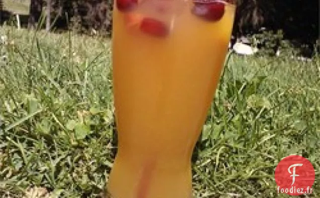 Jus de canneberge et d'ananas