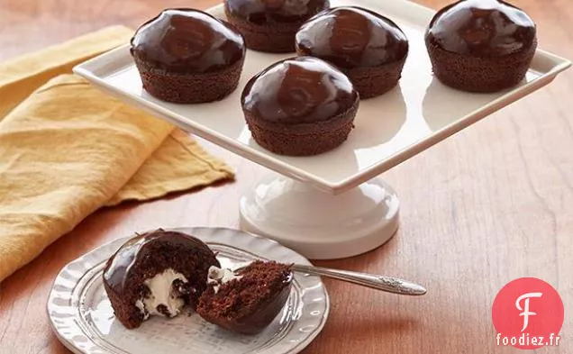 Cupcakes fourrés à la crème céleste