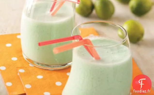 Milkshakes au citron vert pour deux