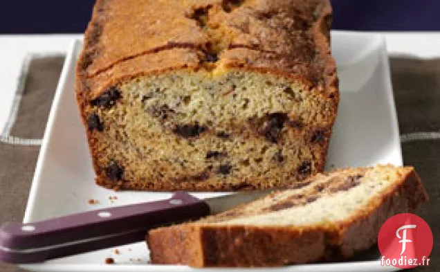 Pain aux bananes et aux pépites de chocolat de Judy