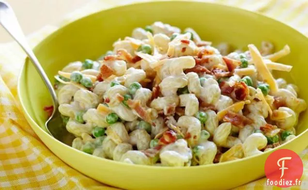 Salade de petits pois et de pâtes