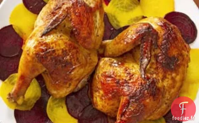 Poulet fumé à l'ail et aux épices
