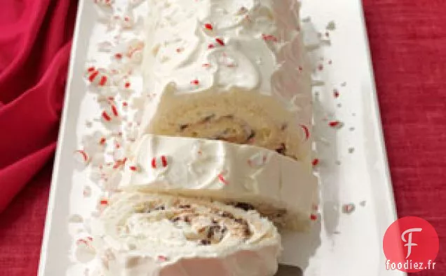 Rouleaux de gâteau à la menthe poivrée