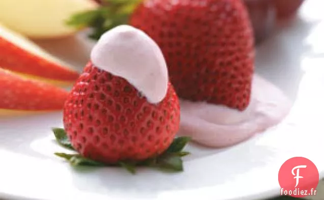 Trempette aux fraises et aux fruits