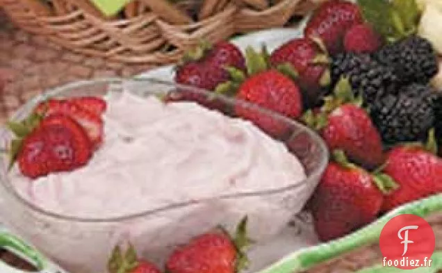 Trempette aux fraises et aux fruits