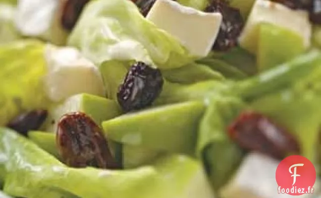 Salade de pommes et de camembert