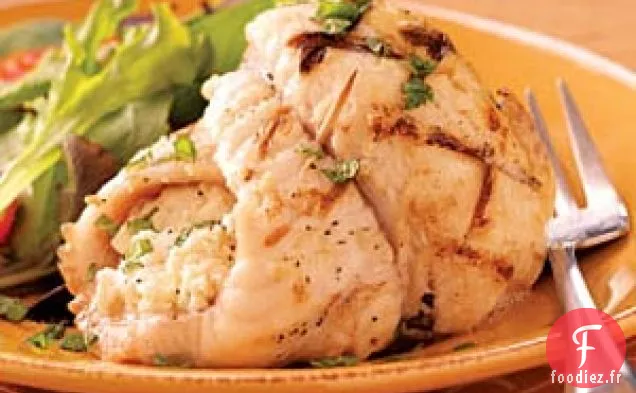 Poisson-chat grillé à la grecque