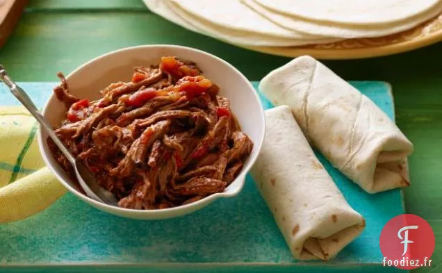 Burritos pique-nique chauds (