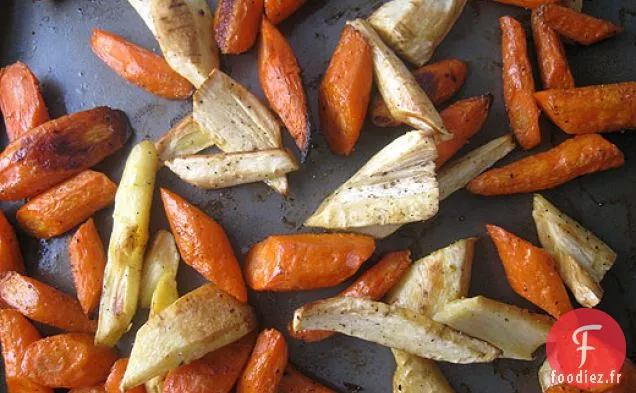 Panais Et Carottes Rôtis