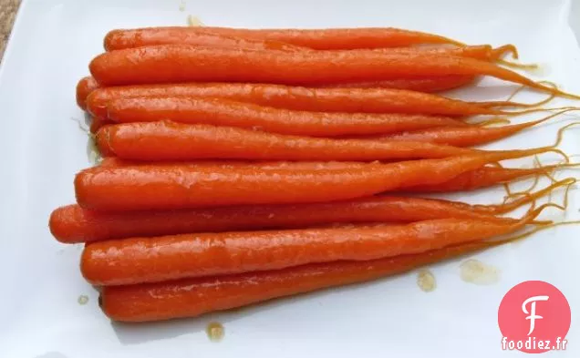 Carottes Glacées Au Gingembre Et Au Miel