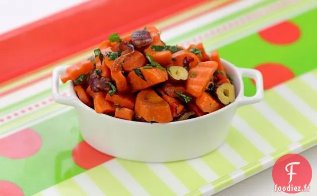 Carottes Glacées Au Beurre Brun Avec Noisettes Grillées