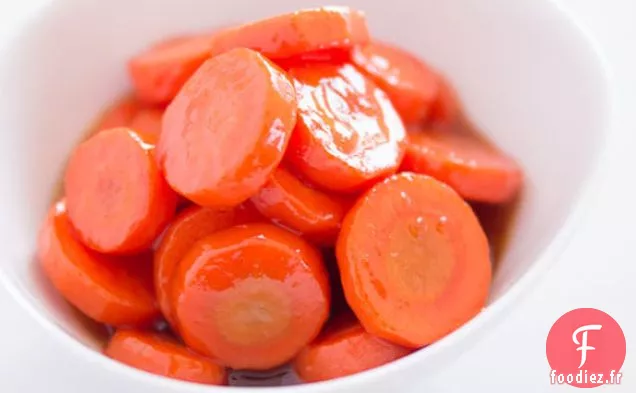Carottes Glacées à l'Orange Sanguine