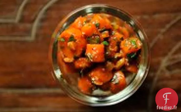 Carottes Confites au Gingembre et au citron vert