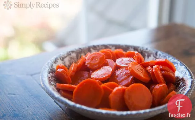 Carottes Glacées à l'Érable Et à l'Orange