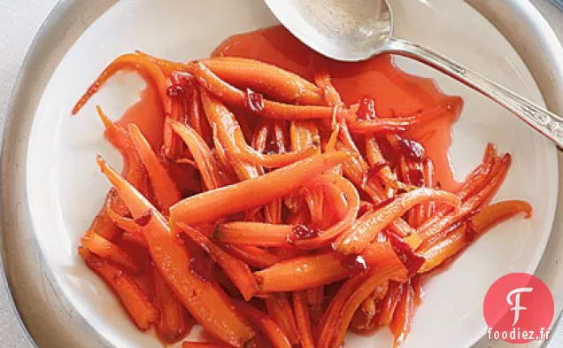 Carottes Glacées à la Gelée de Poivre