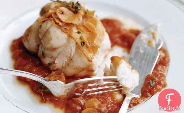 Lotte à la Sauce Tomate-Ail