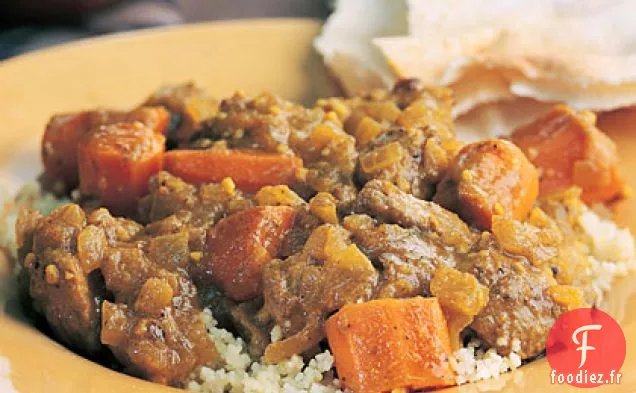 Agneau au Curry et Carottes