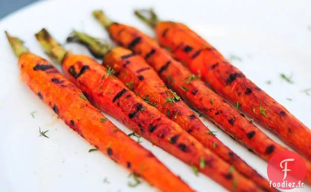 Grillades : Carottes Glacées