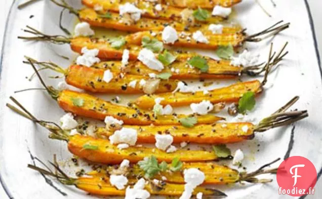 Carottes Rôties Au Fromage De Chèvre