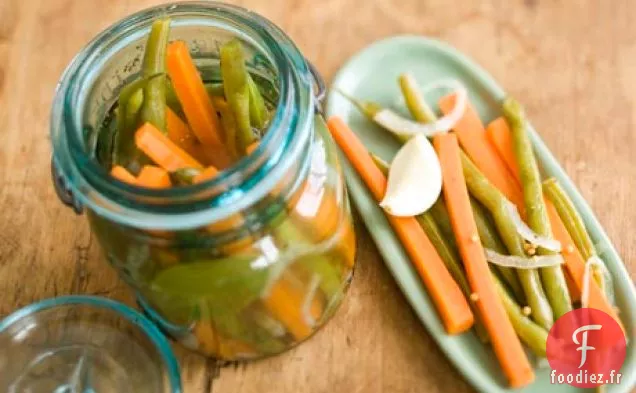 Haricots Verts Marinés et Carottes
