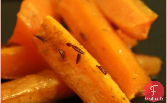 Carottes Rôties Au Miel De Cumin Et De Cumin