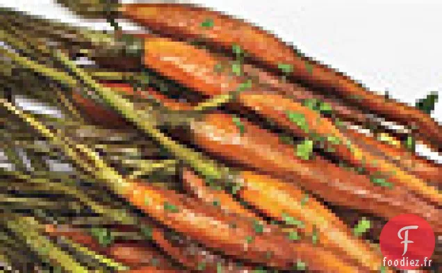 Carottes Glacées au Vinaigre de Xérès et à la Mélasse