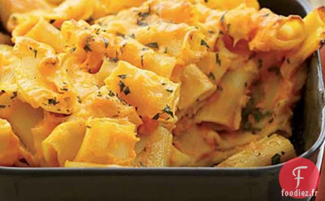 Macaroni aux Carottes et au Fromage