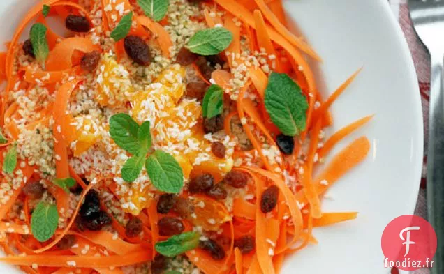 Linguini De Carottes, Orange Et Raisins Secs
