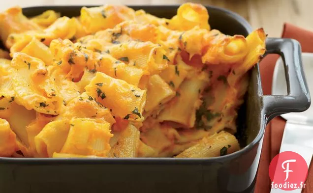 Macaroni aux Carottes et au Fromage