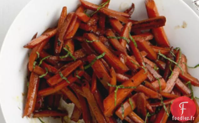 Carottes glacées à la Grenade et au balsamique