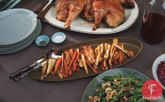 Carottes Et Panais Rôtis Au Balsamique Blanc