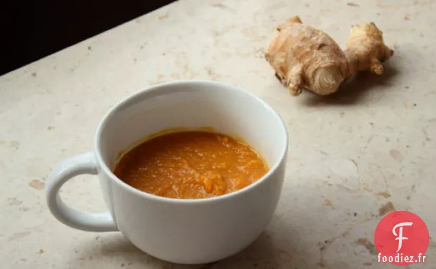 Soupe Simple Aux Carottes Et Au Gingembre