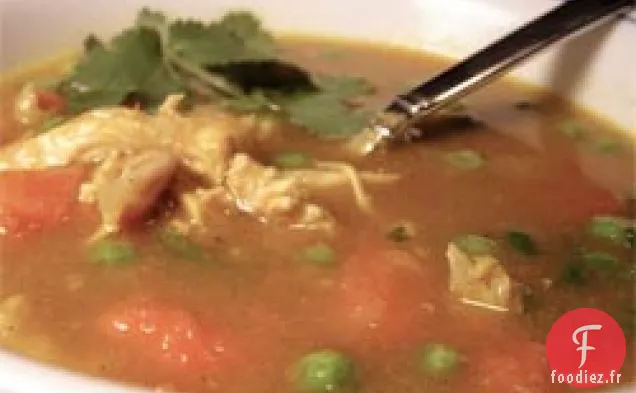 Dîner Ce Soir: Soupe De Poulet Au Curry Aux Carottes