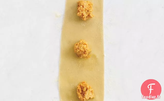 Raviolis à la Carotte et à la Ricotta