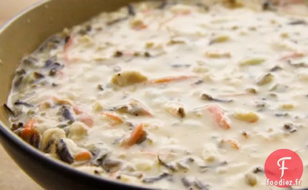 Soupe de Riz Sauvage Au Poulet