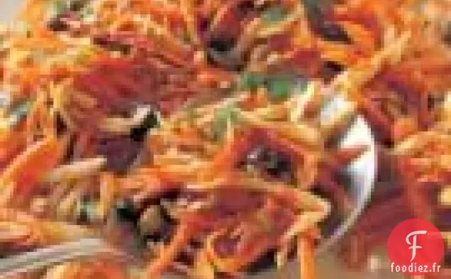 Salade De Carottes Et Panais épicés D'Afrique Du Nord